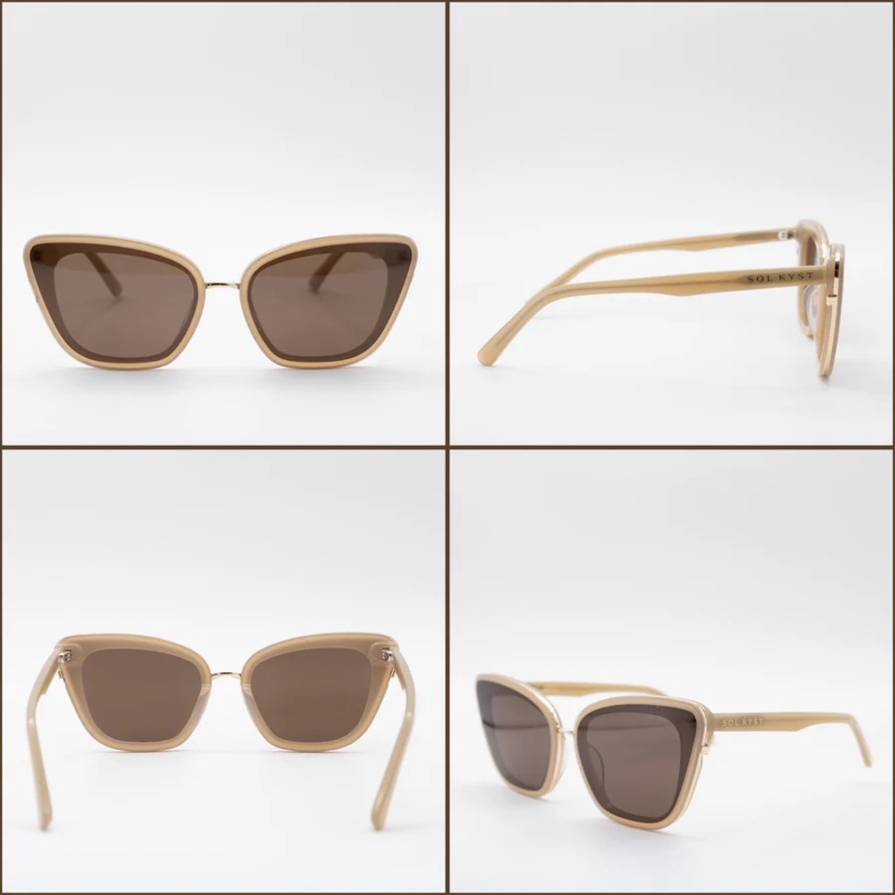 Sol Kyst Latte Sunglasses